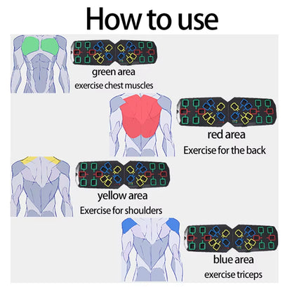 Multifunctional Portable Push-Up Board